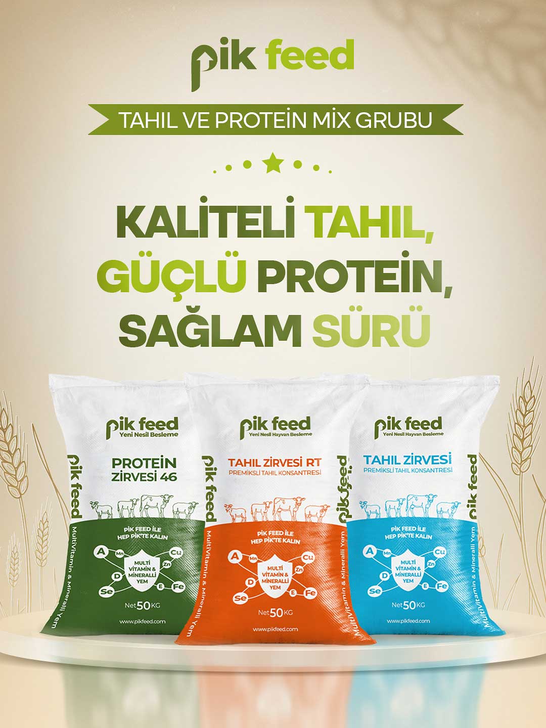 Tahıl ve Protein Yem Grubu